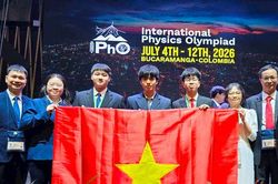 Học sinh Việt Nam đạt th&agrave;nh t&iacute;ch rực rỡ tại Olympic Vật l&yacute; quốc tế 2026