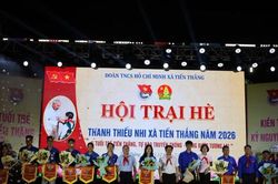 Khai mạc hội trại hè thanh thiếu nhi xã Tiến Thắng năm 2026
