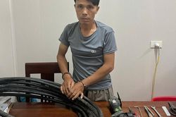 Đối tượng nghiện ma túy thực hiện hàng loạt vụ cắt trộm cáp điện ngầm, gây thiệt hại hơn 150 triệu đồng