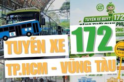 Từ TP.HCM đi Vũng Tàu bằng xe buýt điện 172: Chuyến vi vu vừa tiết kiệm vừa xanh
