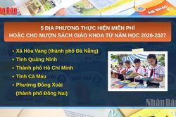 [Video] Thêm địa phương triển khai miễn phí sách giáo khoa từ năm học 2026-2027