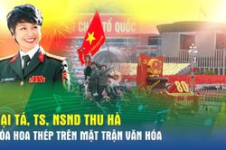Tọa đàm: Đại tá, TS, NSND Thu Hà - Đóa hoa thép trên mặt trận văn hóa
