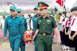 Gia Lai: Tổ chức Lễ truy điệu và an táng hai hài cốt liệt sĩ