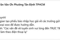 Cảnh báo chiêu lừa đảo mới về nộp hồ sơ tuyển sinh đầu cấp