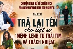Trả lại tên cho liệt sĩ : 'Mệnh lệnh từ trái tim và trách nhiệm'