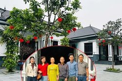 Anh em ruột ở Thanh Hóa xây nhà chung sân, chung cổng trên mảnh đất hơn 1.000m2