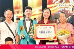 Ca sĩ người Hà Tĩnh đạt giải Quán quân Tiếng hát Bolero Việt Nam mùa 2