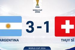 Argentina thắng Thụy Sĩ 3-1 nghẹt thở, tiến vào bán kết gặp Anh