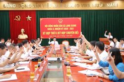 HĐND xã Lạng Giang nhất trí chủ trương thành lập phường Lạng Giang