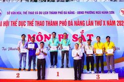 Phường Hải Châu giành giải Nhất toàn đoàn môn bi sắt Đại hội Thể dục thể thao thành phố