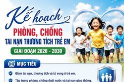 Tăng cường ph&ograve;ng, chống tai nạn thương t&iacute;ch trẻ em giai đoạn 2026-2030