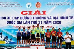Đo&agrave;n Ph&uacute; Thọ gi&agrave;nh 9 huy chương tại c&aacute;c nội dung xe đạp địa h&igrave;nh