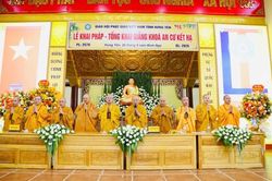 Hưng Yên: Trang nghiêm Lễ khai pháp, tổng khai giảng khóa An cư kiết hạ Phật lịch 2570