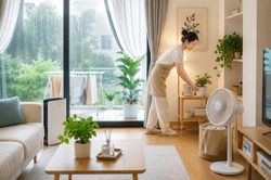 Bí quyết giữ không gian sống khô thoáng trong những ngày mưa