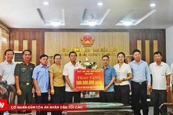 Điện Biên tiếp nhận 500 triệu đồng về Quỹ Đền ơn đáp nghĩa