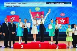 Dancesport trẻ Việt Nam ghi dấu ấn ở giải châu Á