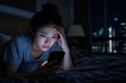 Não bộ bị 'bào mòn' bởi thói quen thức khuya lướt điện thoại