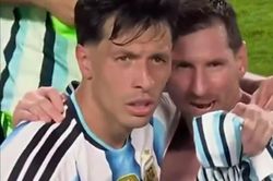 Messi giúp Martinez tìm người thân giữa 'rừng' cổ động viên
