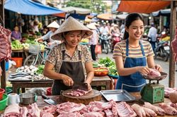Giá heo hơi hôm nay 13.7 : Miền Bắc neo cao, miền Nam vẫn trầm lắng