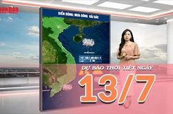 [Video] Dự báo thời tiết ngày 13/7/2026: Nắng nóng quay trở lại tại Bắc Bộ, Trung Bộ tiếp diễn mưa dông