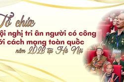 [Infographic] Hội nghị tri ân người có công với cách mạng toàn quốc năm 2026 tại Hà Nội