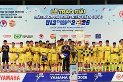 Sông Lam Nghệ An vô địch Giải bóng đá thiếu niên (U13) toàn quốc 2026