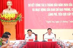 Ban Nội ch&iacute;nh Trung ương sơ kết c&ocirc;ng t&aacute;c 6 th&aacute;ng đầu năm 2026