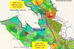 Đẩy nhanh thủ tục, sớm triển khai dự án Trục kết nối Long An - Tân Ninh