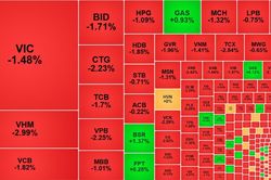 Đua cắt lỗ, thanh khoản cao nhất 20 phiên, VN-Index về sát 1800 điểm