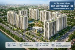 Nghệ An: Thị trường nhà ở xã hội đón dự án hơn 1.557 tỷ đồng, cung cấp 2.000 căn hộ