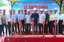 Khởi công xây dựng 4 cầu giao thông nông thôn tại xã Vĩnh Hòa