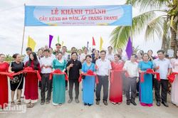 Khánh thành cầu kênh Bà Đầm tại xã Hòa Hưng
