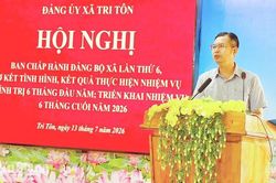 Tri Tôn tập trung 7 nhiệm vụ trọng tâm, quyết tâm giải ngân 100% vốn đầu tư công