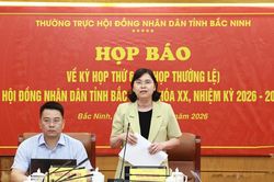 Họp báo về kỳ họp thứ 6, HĐND tỉnh Bắc Ninh khóa XX: Đảm bảo các nghị quyết sớm đi vào cuộc sống