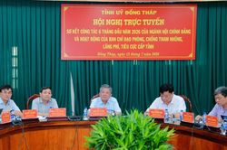 Tham mưu, chỉ đạo xử l&yacute; dứt điểm c&aacute;c vụ &aacute;n, vụ việc tham nhũng, ti&ecirc;u cực