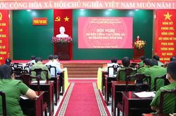 C&ocirc;ng an phường Phan Rang sơ kết c&ocirc;ng t&aacute;c 6 th&aacute;ng đầu năm 2026