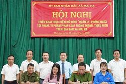 Mai Hạ triển khai mô hình 'Quản lý, phòng ngừa tội phạm, vi phạm pháp luật trong thanh, thiếu niên'