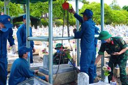 Tổ chức lấy mẫu h&agrave;i cốt liệt sĩ phục vụ gi&aacute;m định ADN, x&aacute;c định danh t&iacute;nh liệt sĩ