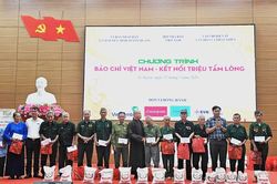 Tiếp tục hoạt động tri ân nhân kỷ niệm 79 năm Ngày Thương binh - Liệt sĩ: Báo chí Việt Nam - Kết nối triệu tấm lòng