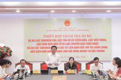 Phó Chủ tịch Quốc hội Nguyễn Hồng Diên chủ trì phiên họp của Thường trực Ủy ban Khoa học, Công nghệ và Môi trường