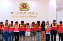 Triệt phá ổ nhóm đánh bạc trên không gian mạng