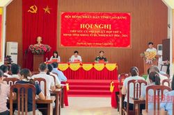 Tổ đại biểu số 6 HĐND tỉnh tiếp x&uacute;c cử tri sau Kỳ họp thứ 4 tại x&atilde; Thạch An