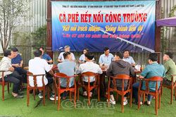 'Cà phê kết nối' gỡ nút thắt giải phóng mặt bằng công trình trọng điểm
