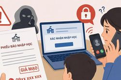 Cảnh báo phiếu nhập học giả gửi đến phụ huynh ở TP.HCM