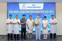Ghép gan từ người hiến chết não, bệnh nhân xơ gan giai đoạn cuối được xuất viện