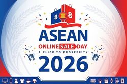 ASEAN Online Sale Day 2026: Đồng hành cùng doanh nghiệp Việt Nam