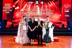 Dancesport Việt Nam nhất toàn đoàn Giải vô địch khiêu vũ thể thao châu Á 2026