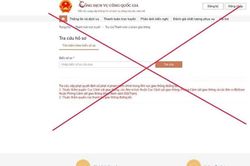Cảnh báo chiêu trò giả trang web dịch vụ công quốc gia để lừa báo phạt nguội