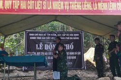 Động thổ tìm kiếm hài cốt liệt sĩ tại hang Đá Sập sau hơn nửa thế kỷ
