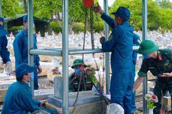 Tổ chức lấy mẫu ADN hơn 2 nghìn ngôi mộ liệt sĩ tại Quảng Trị
